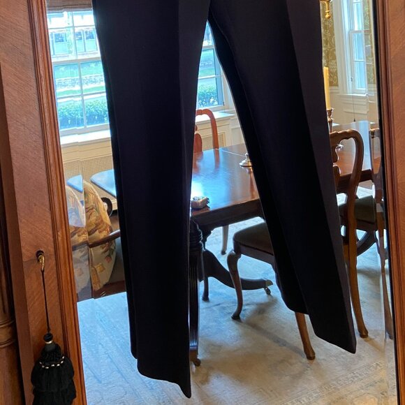 Beautiful L K Bennett Pants / Slacks - Black - Size 2 - Classic Straight Leg - Picture 4 of 5